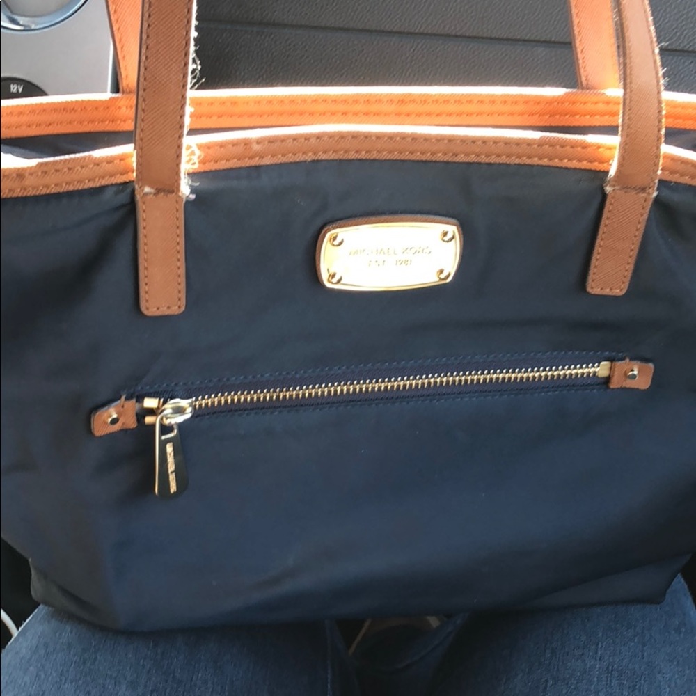 Navy Blue MK Purse